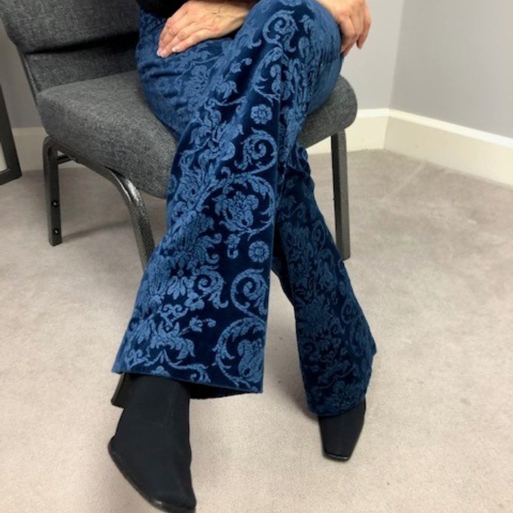 Cache Women Blue Dressy Pants